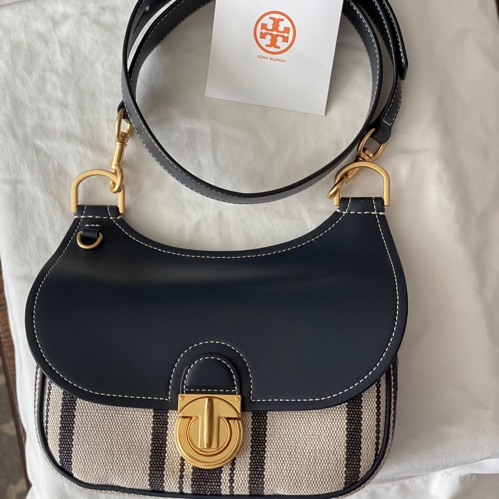 Tory Burch Small James Saddle Bag